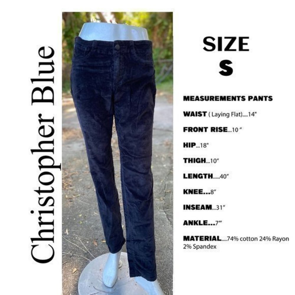 Christopher Blue Corduroy pants